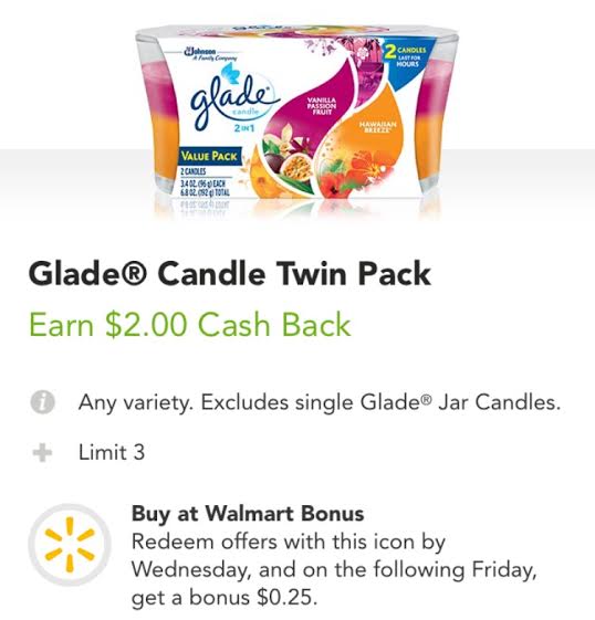Offer Reset Glade Candles Only 0 32 Each Easy Walmart Deal